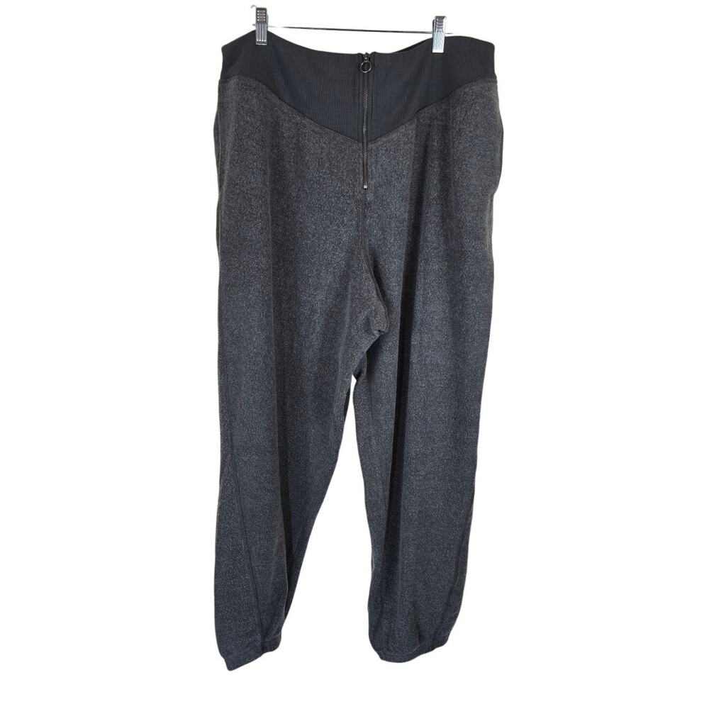 Aerie Corset Sherpa Fleece Zipper Athletic Athleisure Womens Sweatpants XXL NWT